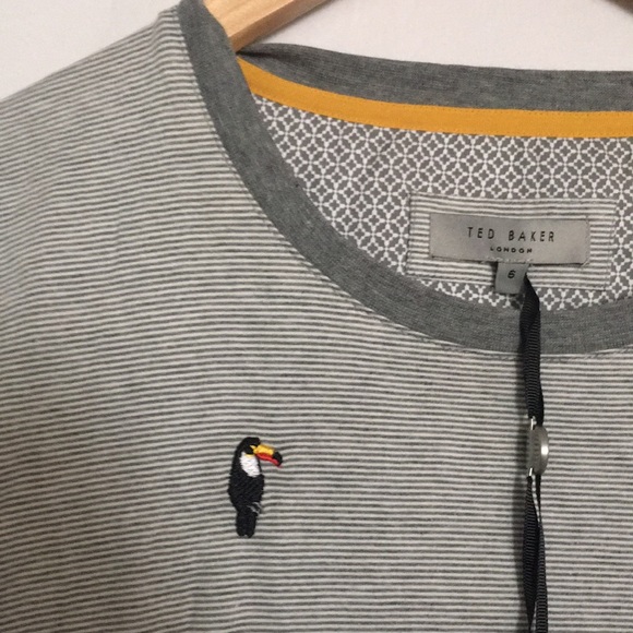 Ted Baker embroidered Tucan t-shirt size 2xl - Picture 2 of 6